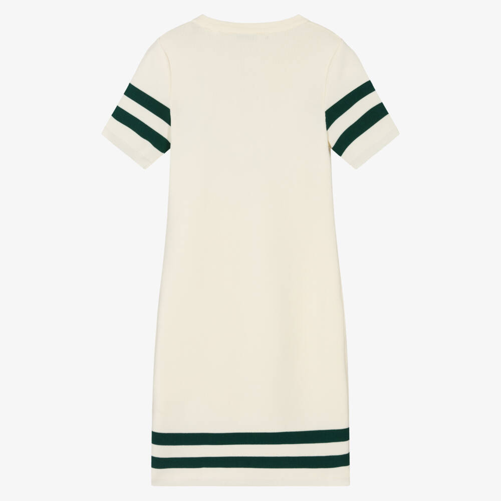 Guess-Girls Ivory Ribbed Knit Dress | Childrensalon Outlet