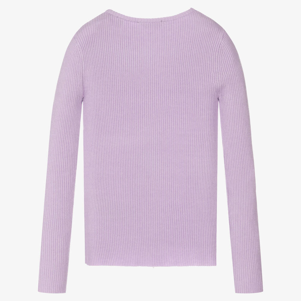 Guess-Girls Lilac Drawstring Top | Childrensalon Outlet
