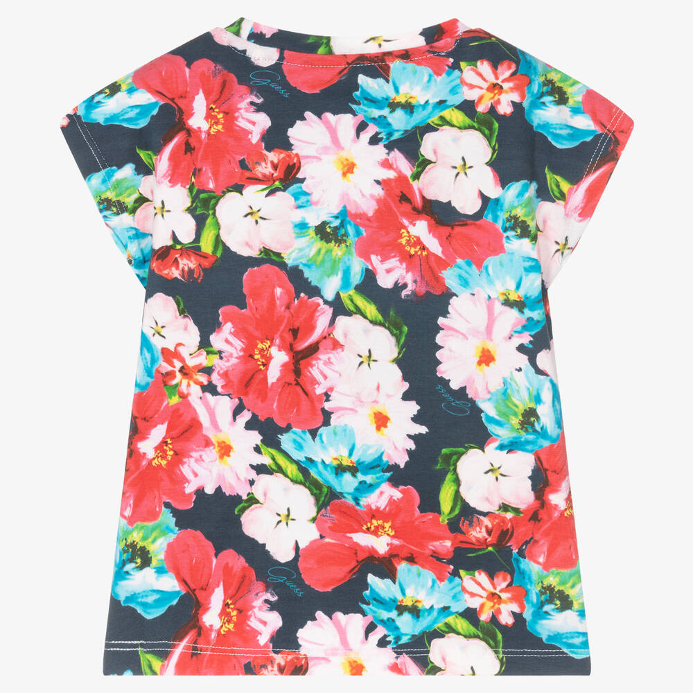 Guess-Разноцветная хлопковая футболка | Childrensalon Outlet