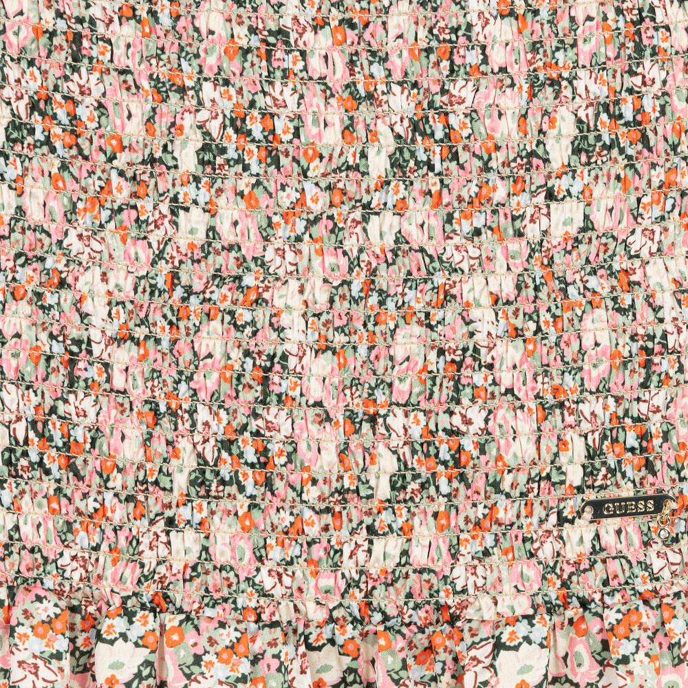 Guess-Girls Multicoloured Floral Print Dress | Childrensalon Outlet