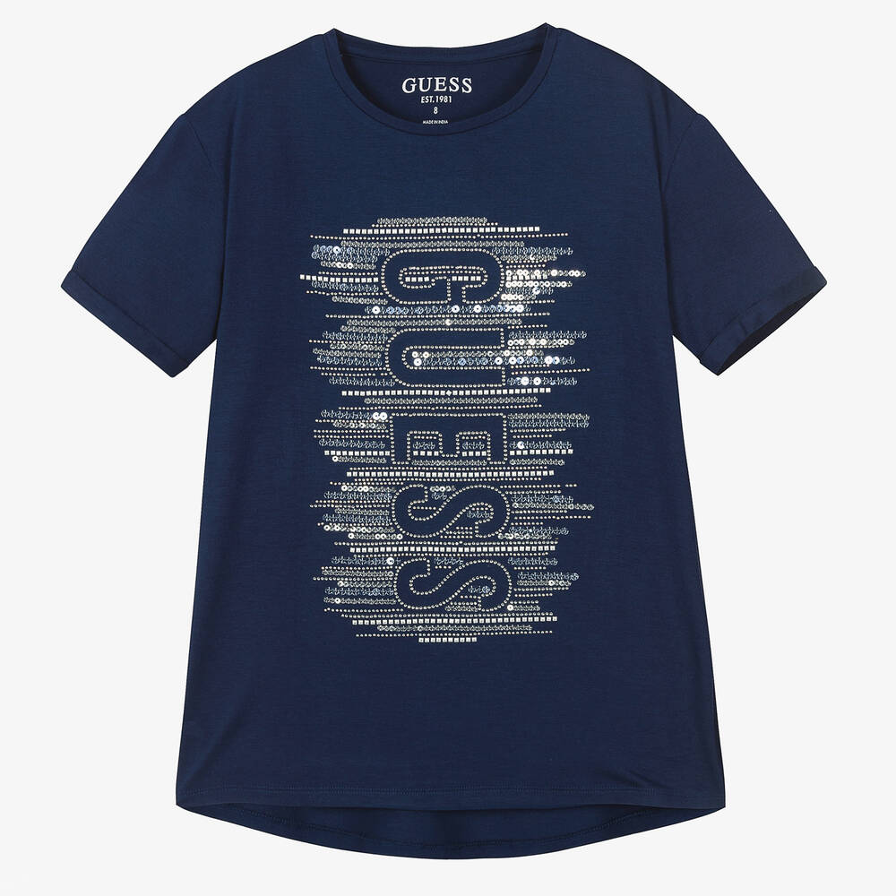 Guess navy t shirt store