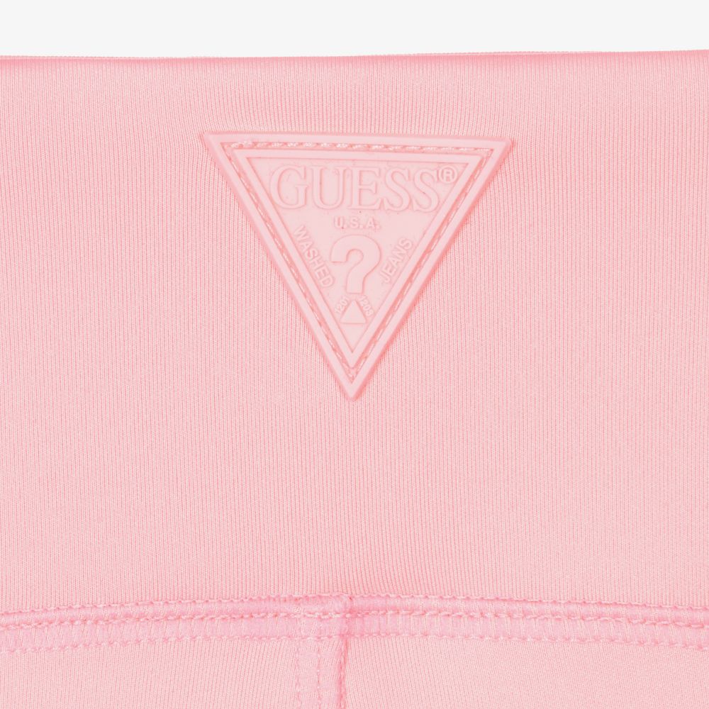 Guess-ليغنغز جيرسي لون زهري نيون للبنات | Childrensalon Outlet