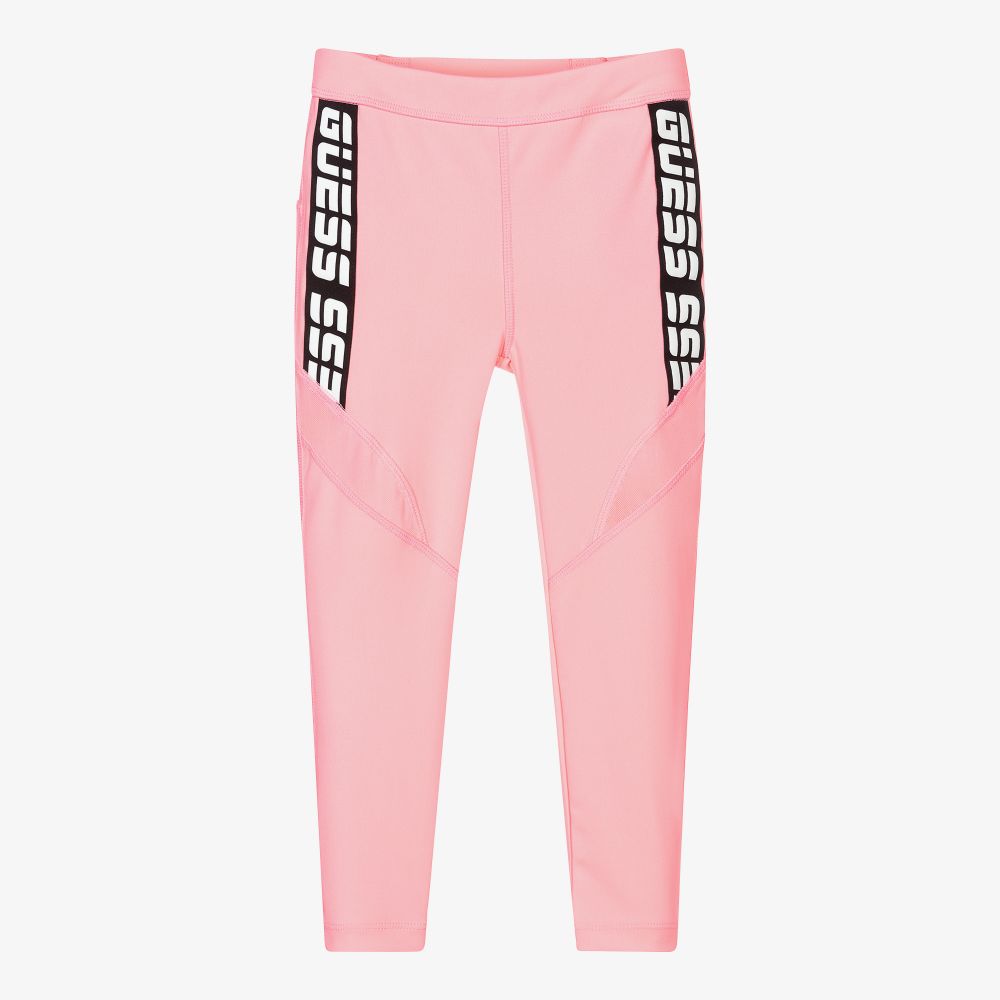 Guess - Neonrosa Leggings für Mädchen | Childrensalon