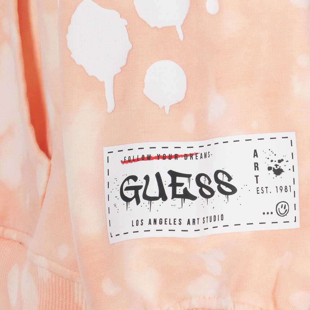Guess tie dye hoodie hotsell