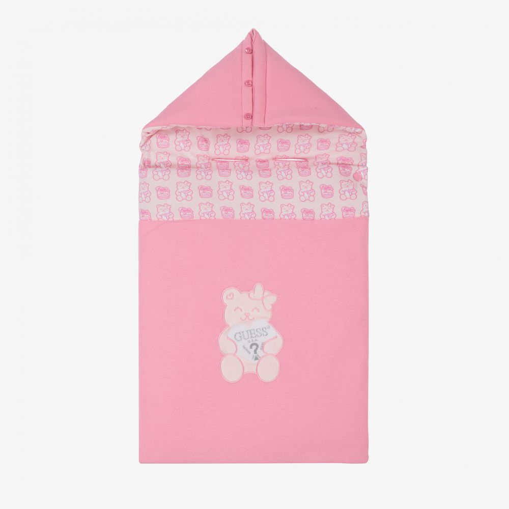 Guess - Girls Pink Baby Nest (80cm) | Childrensalon