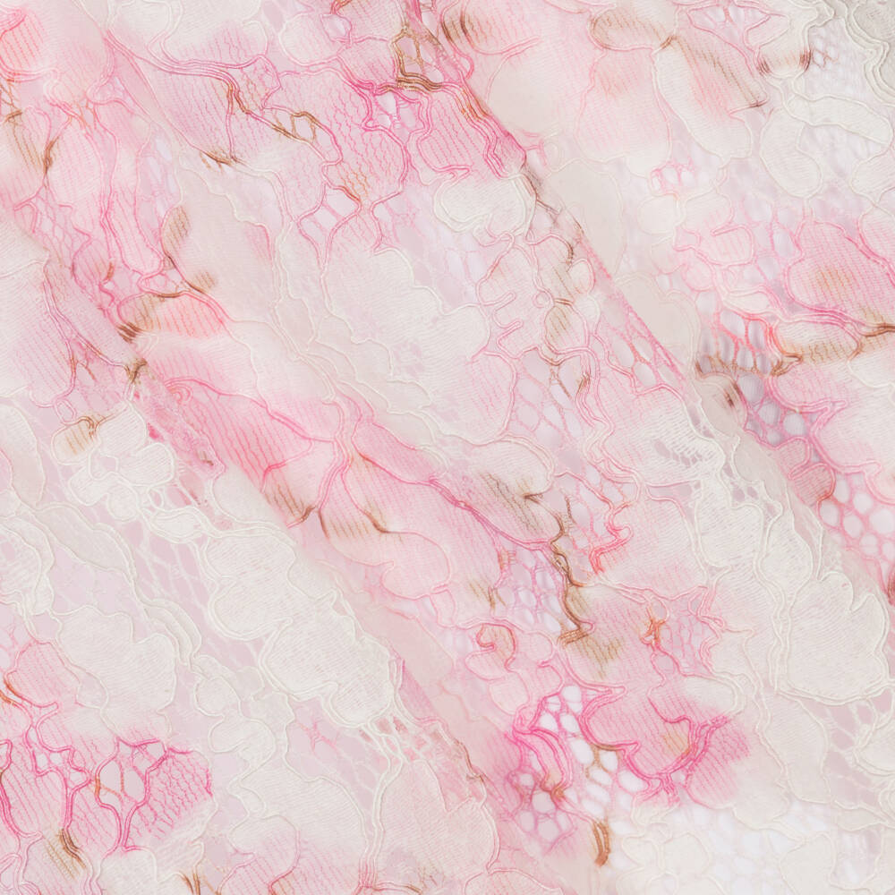 Guess-Girls Pink Blossom Lace Dress | Childrensalon Outlet