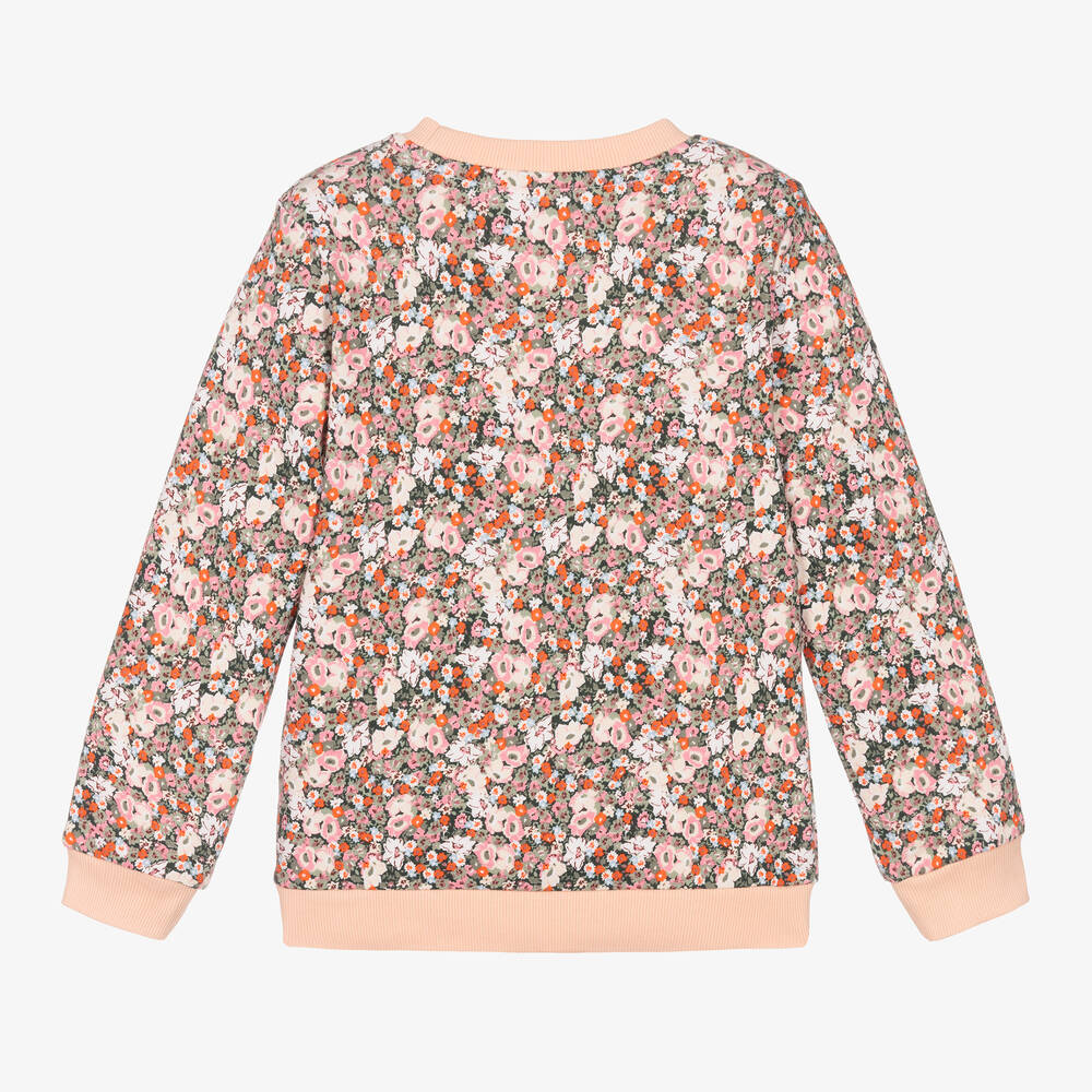 Guess-سويتشيرت قطن لون زهري للبنات | Childrensalon Outlet