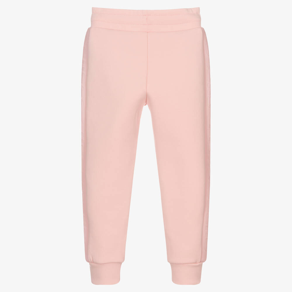 Guess-Розовые хлопковые джоггеры для девочек | Childrensalon Outlet