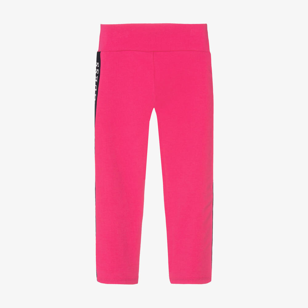 Guess-Розовые хлопковые легинсы | Childrensalon Outlet