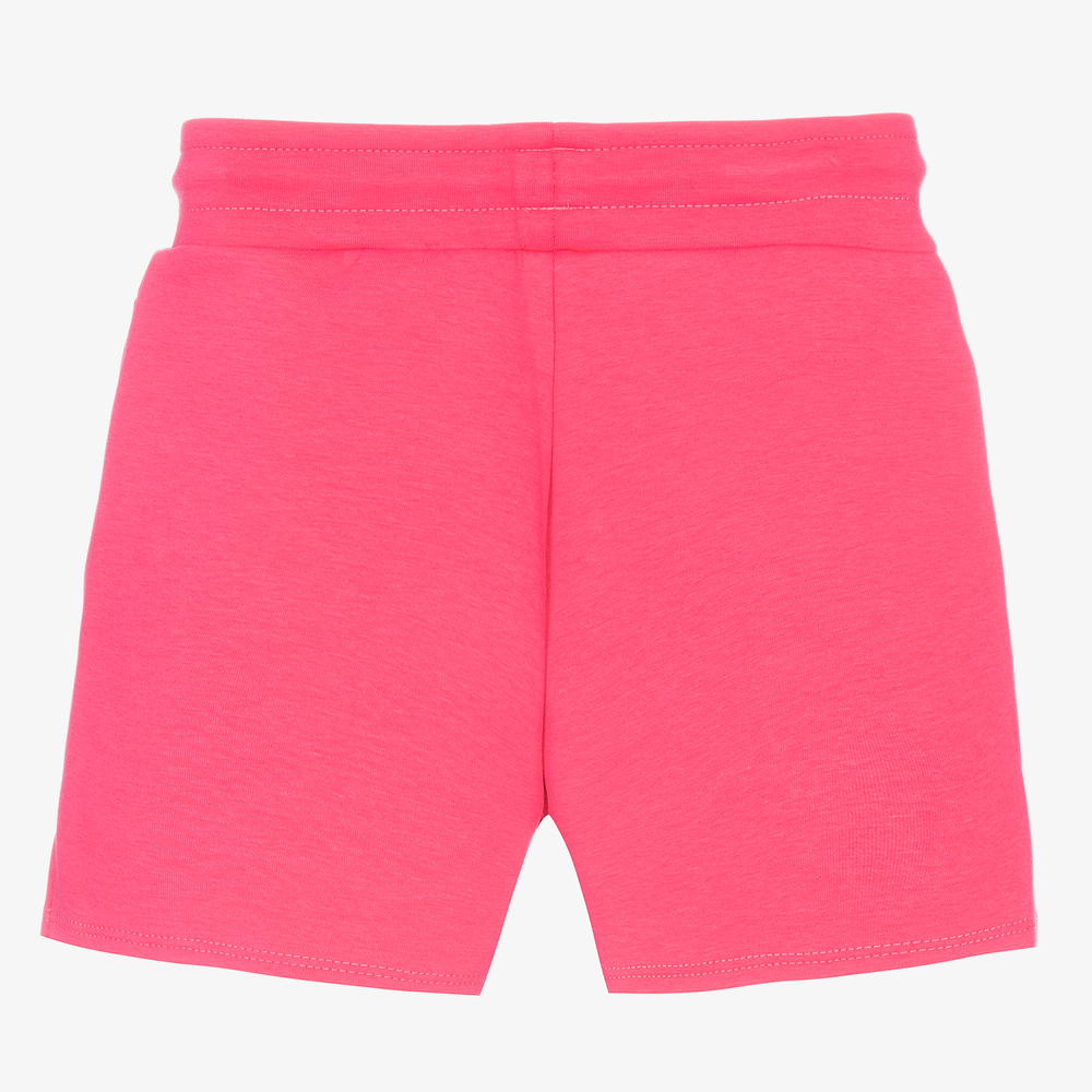 Guess-Girls Pink Cotton Shorts | Childrensalon Outlet