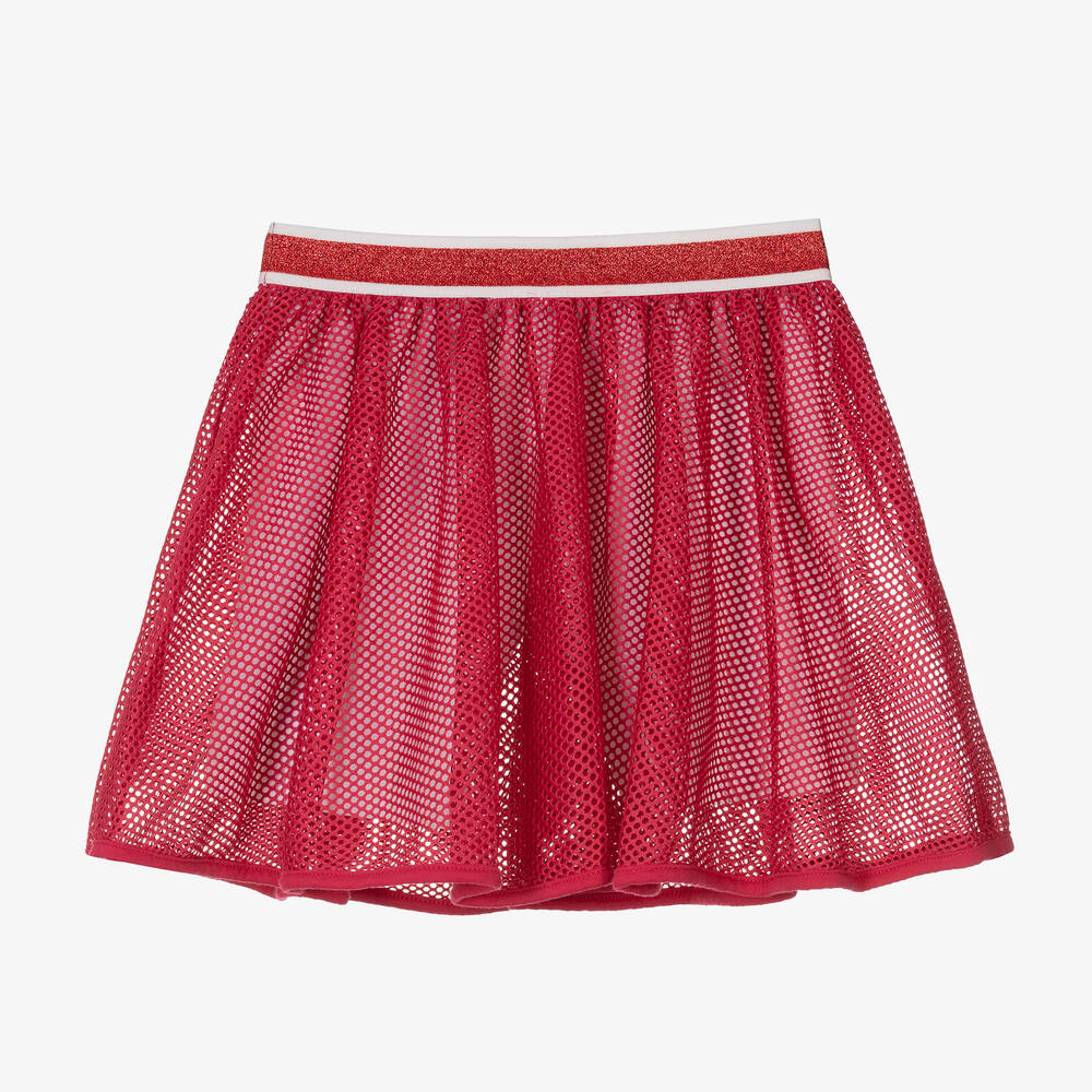 Guess-Girls Pink Mesh Skirt | Childrensalon Outlet
