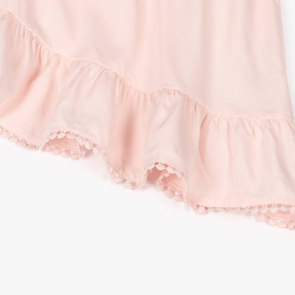 Guess-Платье с рюшами на лифе для девочек розовое | Childrensalon Outlet