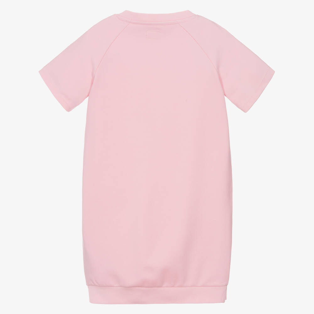 Guess-Girls Pink Sparkle Heart Dress | Childrensalon Outlet