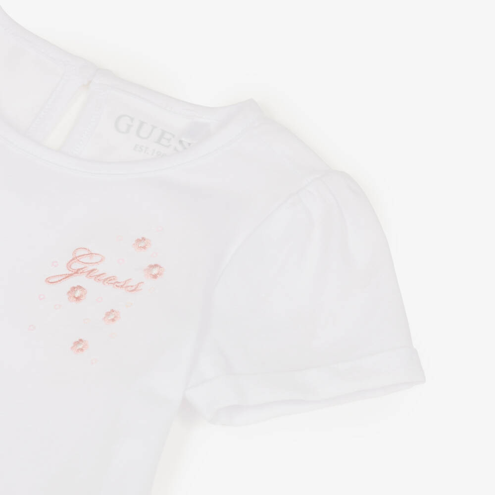 Guess-Girls Pink Sparkle Tulle Ensemble | Childrensalon Outlet