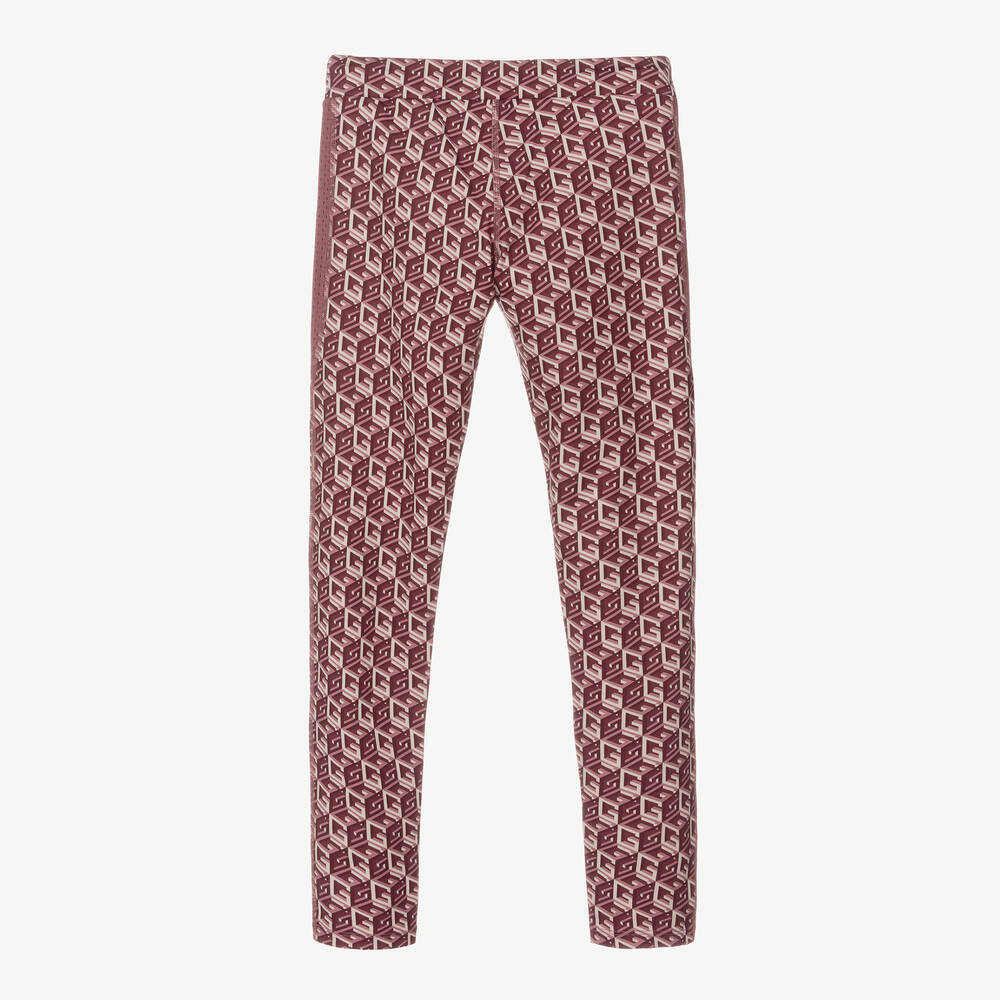 Guess-Girls Pink Sports Leggings | Childrensalon Outlet