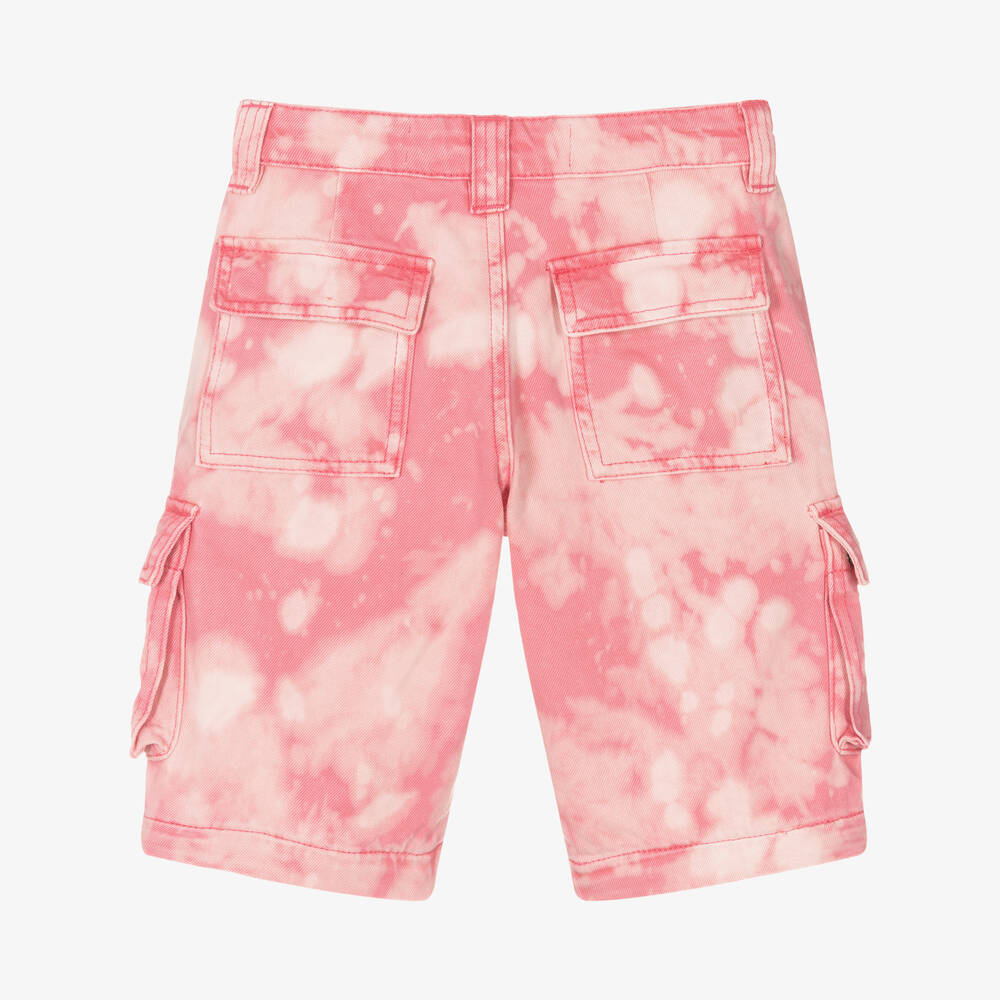 Guess-Girls Pink Tie-Dye Banksy Denim Jeans | Childrensalon Outlet