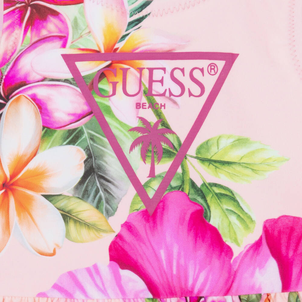 Guess-Girls Pink Tropical Print Costume | Childrensalon Outlet