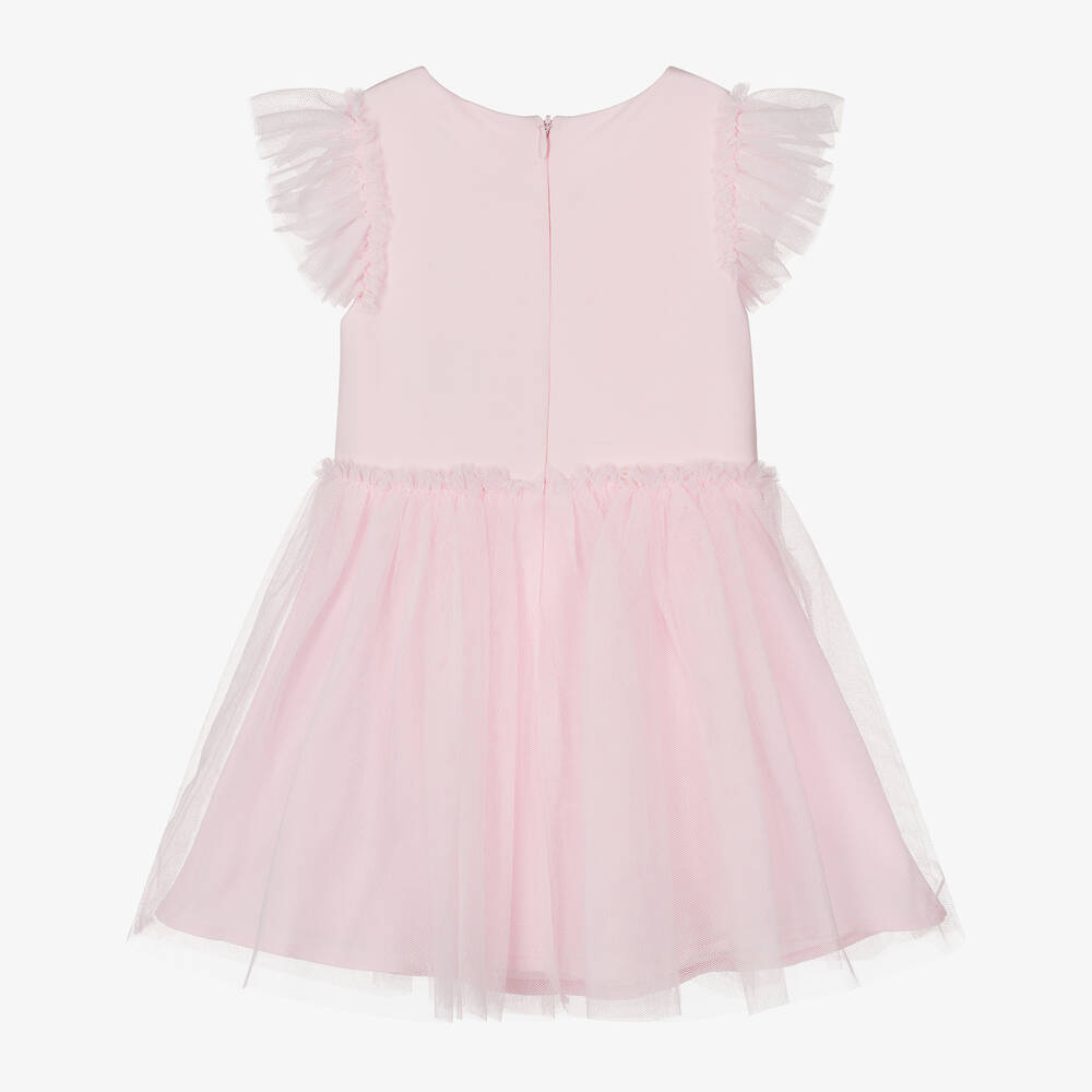 Guess-Girls Pink Tulle Dress | Childrensalon Outlet