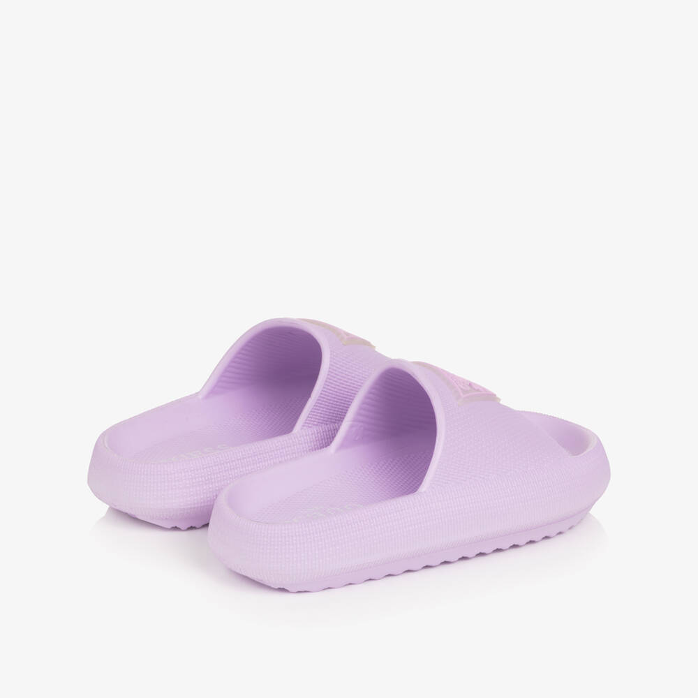 Guess-Girls Plum Emblem Sandals | Childrensalon Outlet