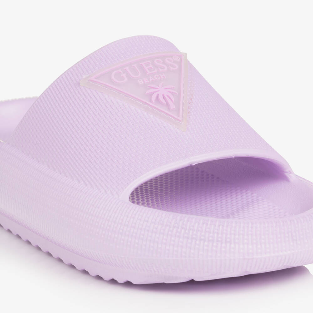Guess-Girls Plum Emblem Sandals | Childrensalon Outlet