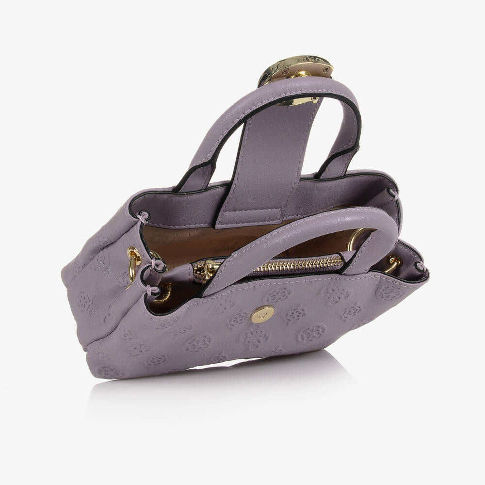 Guess Girls Purple Logo Bag 18cm Childrensalon Outlet