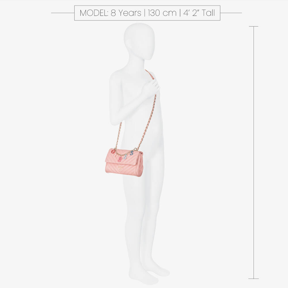 Guess-Girls Quilted Pink Charm Purse | Childrensalon Outlet
