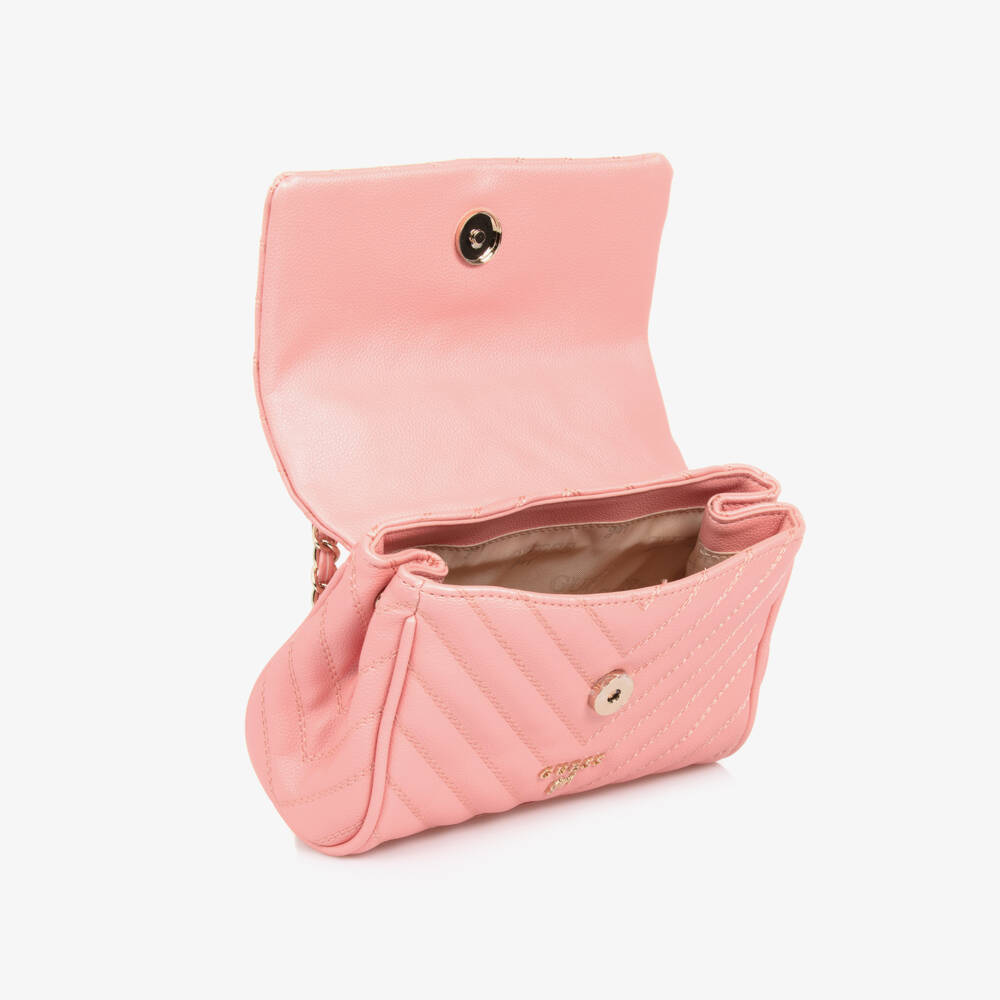 Guess-Girls Quilted Pink Charm Purse | Childrensalon Outlet