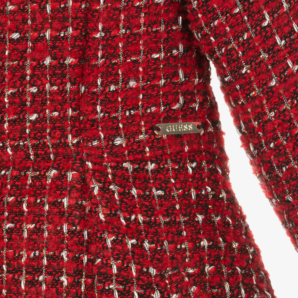 Guess tweed coat cheap