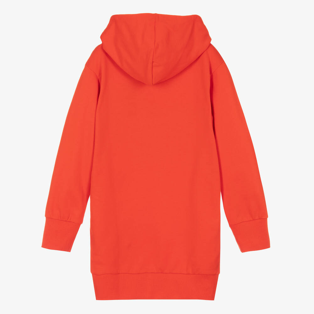 Orange hoodie dress hot sale
