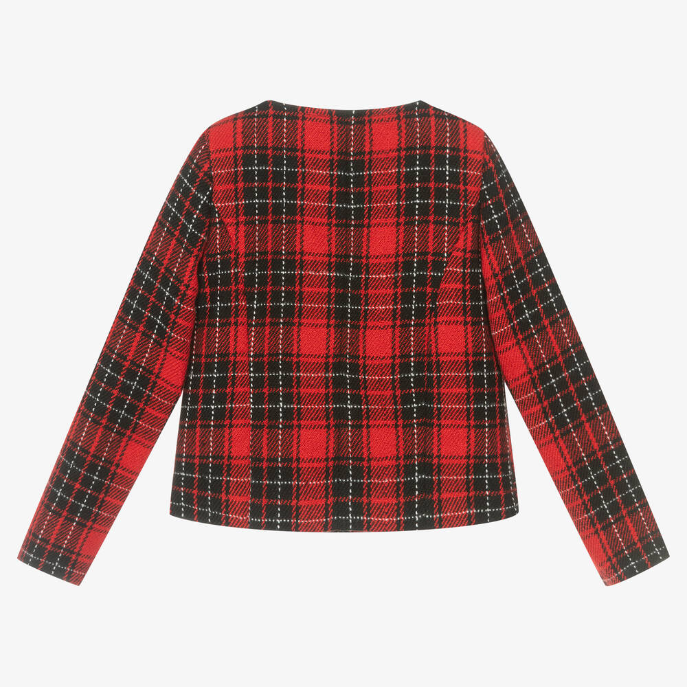 Red hotsell tartan jacket