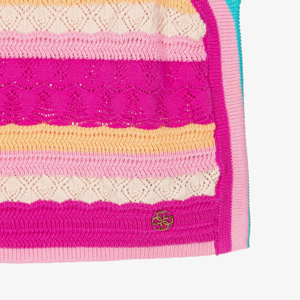Guess-Girls Rose Banded Knitted Top | Childrensalon Outlet