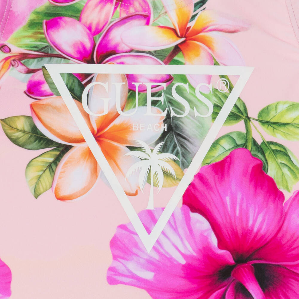 Guess-Girls Rose Blossom Swimsuit | Childrensalon Outlet