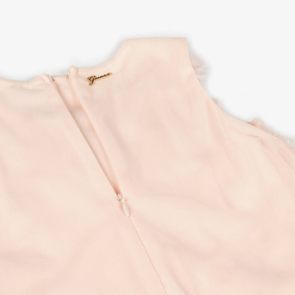 Guess-Girls Rose Tulle Blossom Dress | Childrensalon Outlet