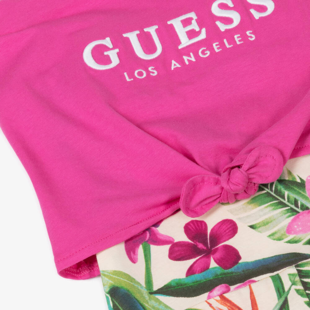 Guess-Girls Rosy Layered Floral Dress | Childrensalon Outlet