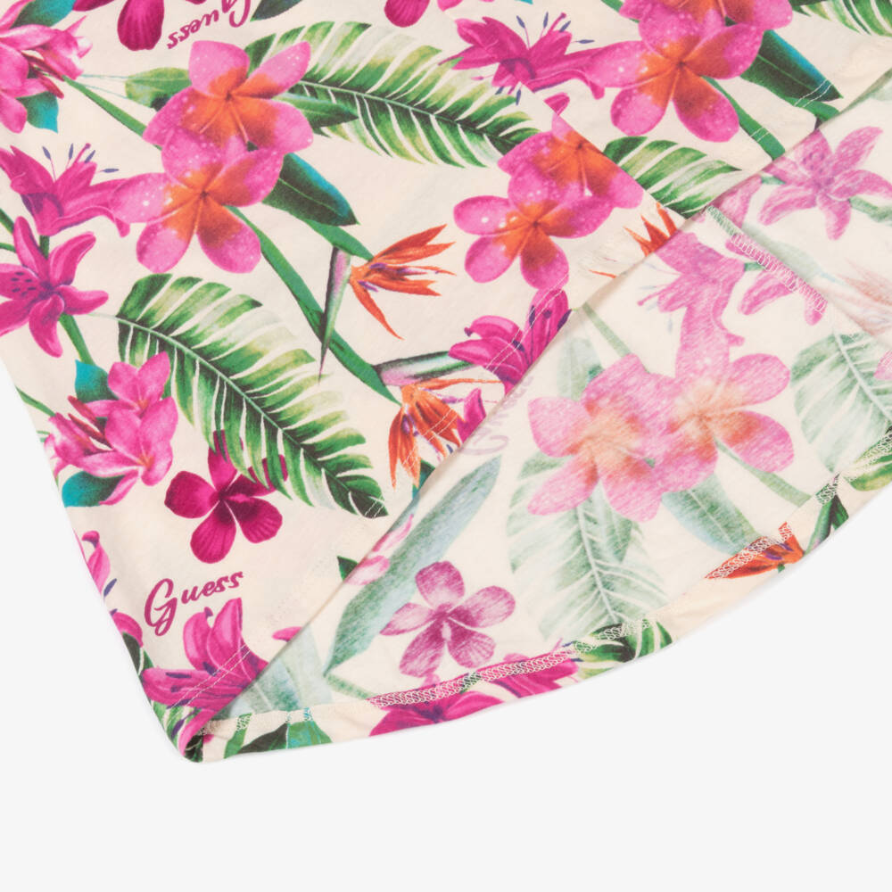 Guess-Girls Rosy Layered Floral Dress | Childrensalon Outlet