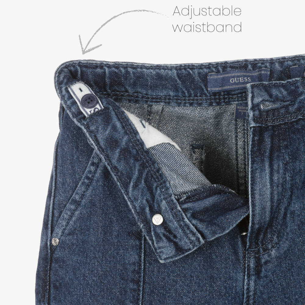 Guess-Блестящие синие джинсы для девочек | Childrensalon Outlet