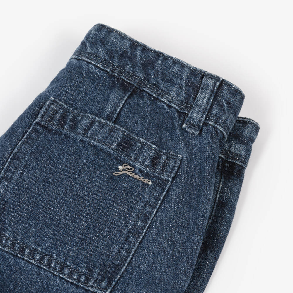 Guess-Блестящие синие джинсы для девочек | Childrensalon Outlet