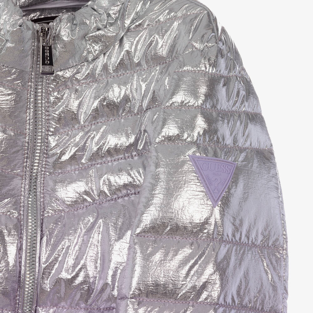 Guess discount silver jacket