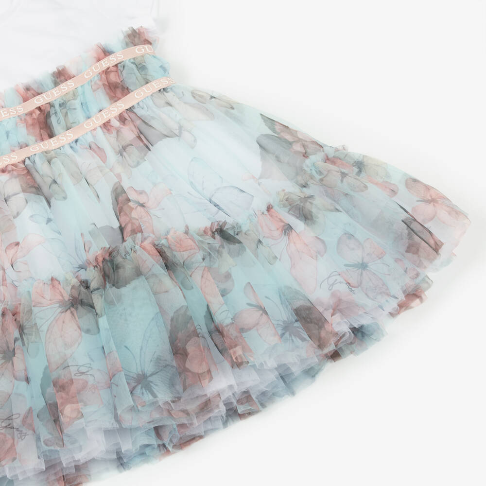 Guess-Girls Sky Tulle Tee Dress | Childrensalon Outlet