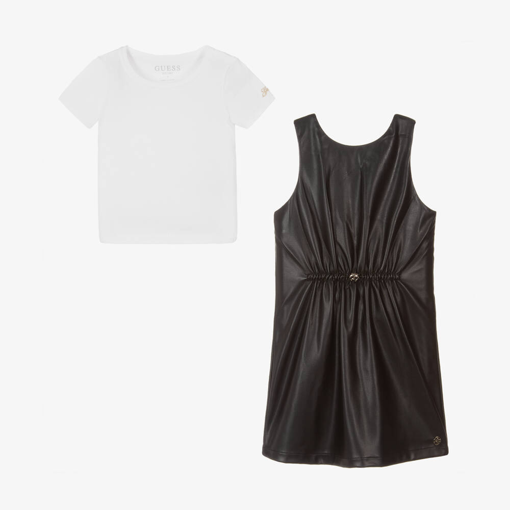 Guess-Girls Sleek Black Dress Ensemble | Childrensalon Outlet