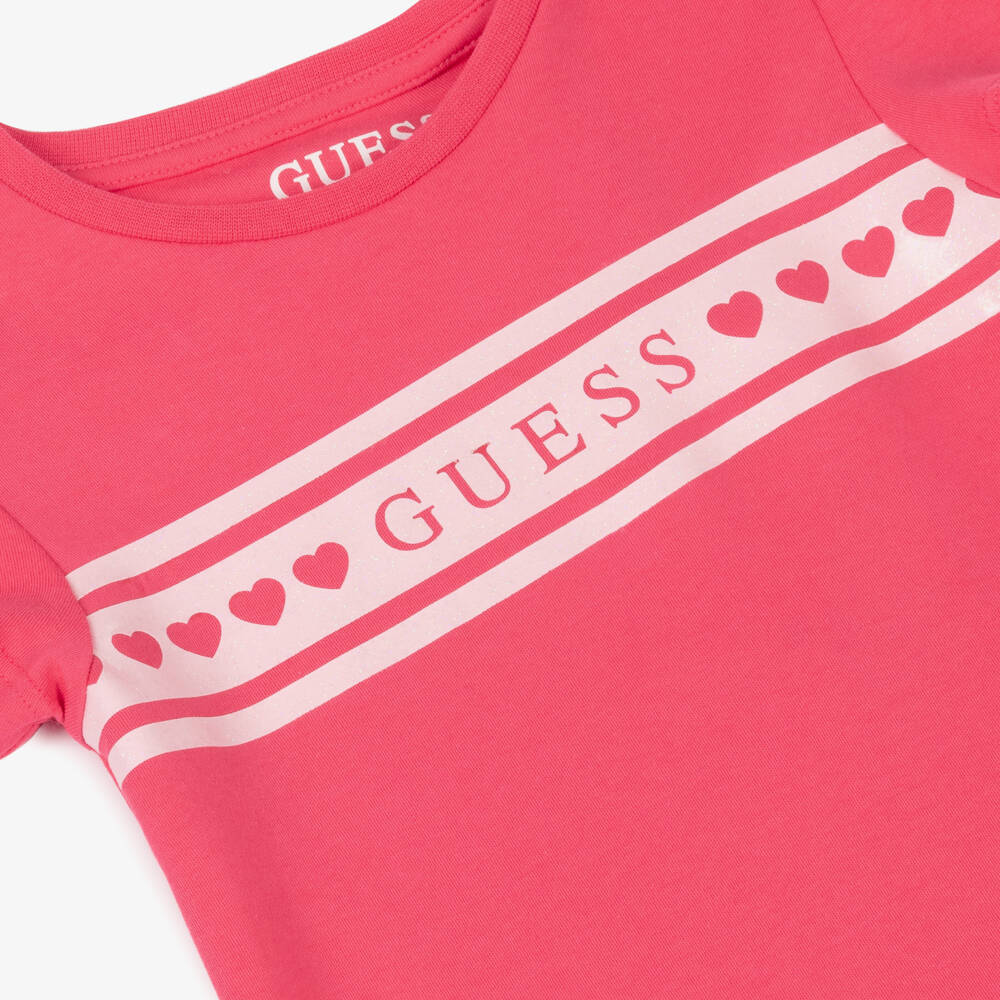 Guess-Платье из мягкого трикотажа с рюшами для девочек | Childrensalon Outlet
