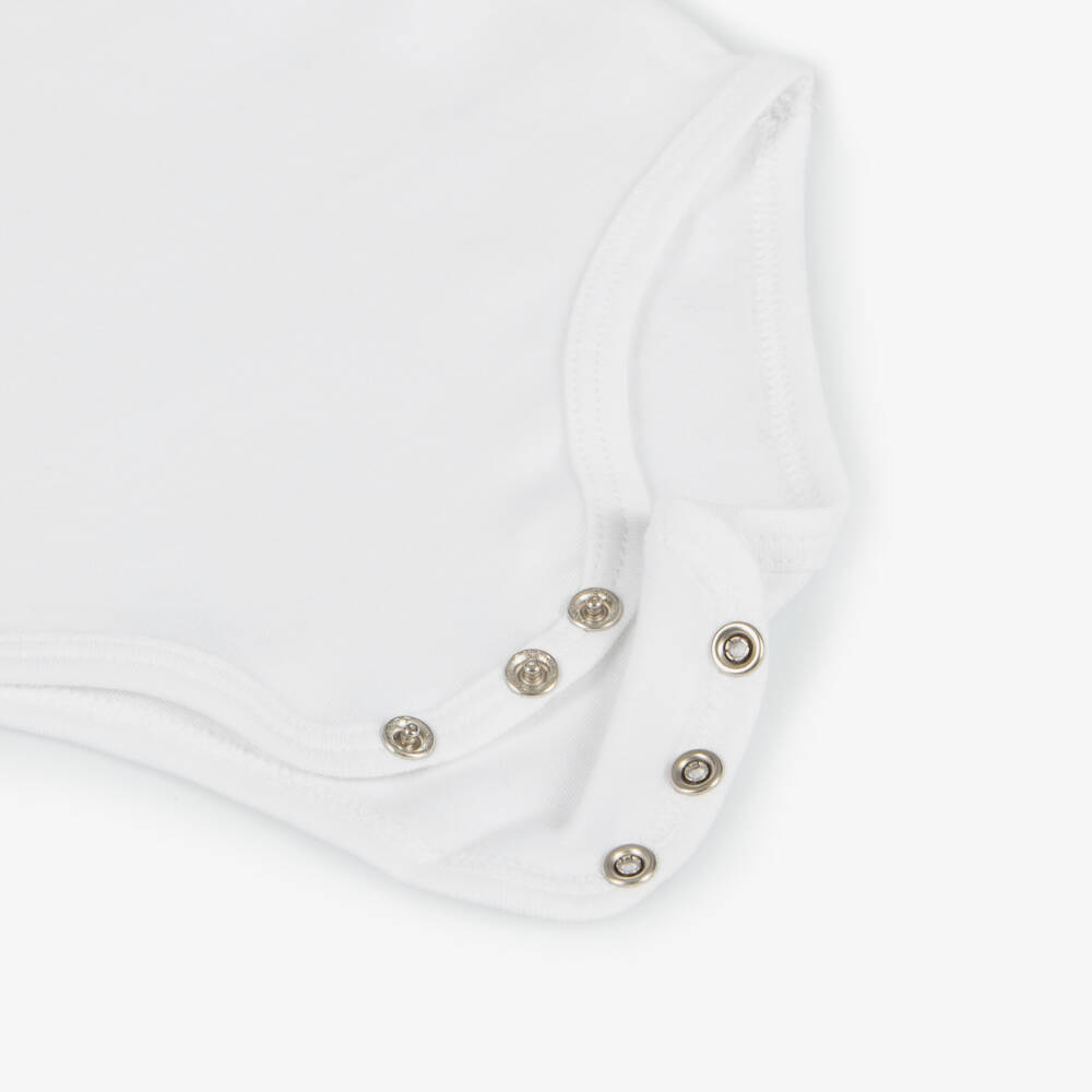 Guess-طقم أفرول قطن لون زهري وأبيض | Childrensalon Outlet