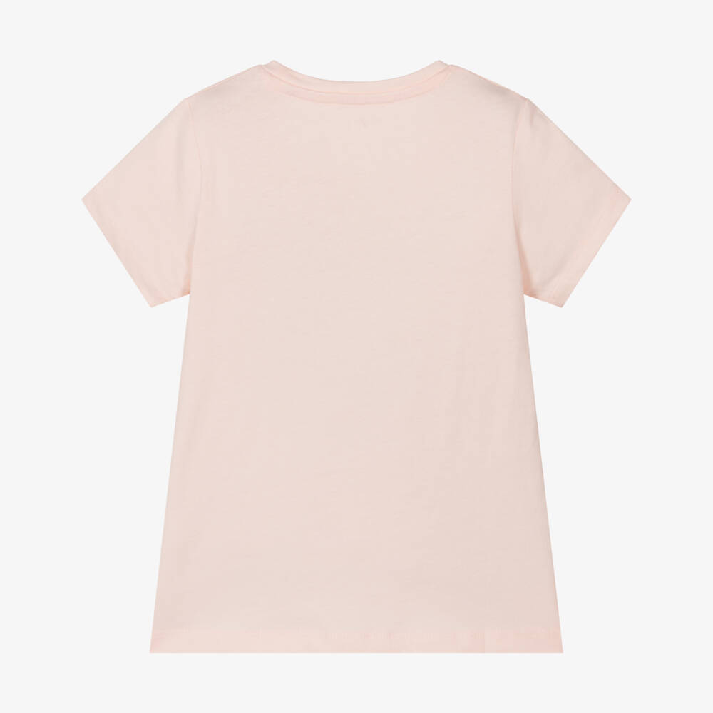 Guess-Girls Soft Pink Heart Tee | Childrensalon Outlet