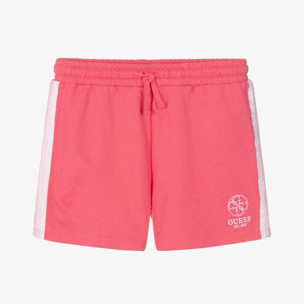 Guess-شورت جيرسي ناعم وردي للبنات | Childrensalon Outlet