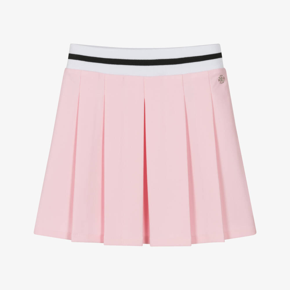 Guess-Girls Soft Pink Pleated Skirt | Childrensalon Outlet