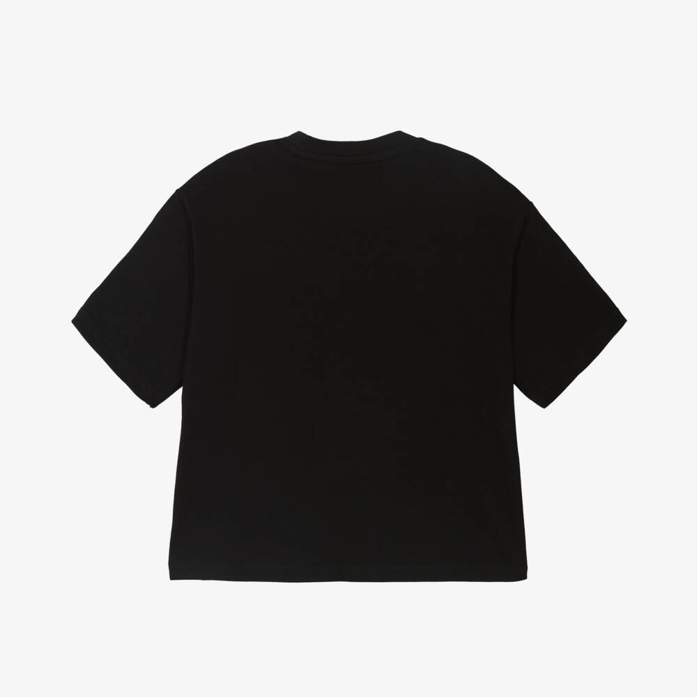 Guess-Girls Sparkling Black Rhinestone Tee | Childrensalon Outlet