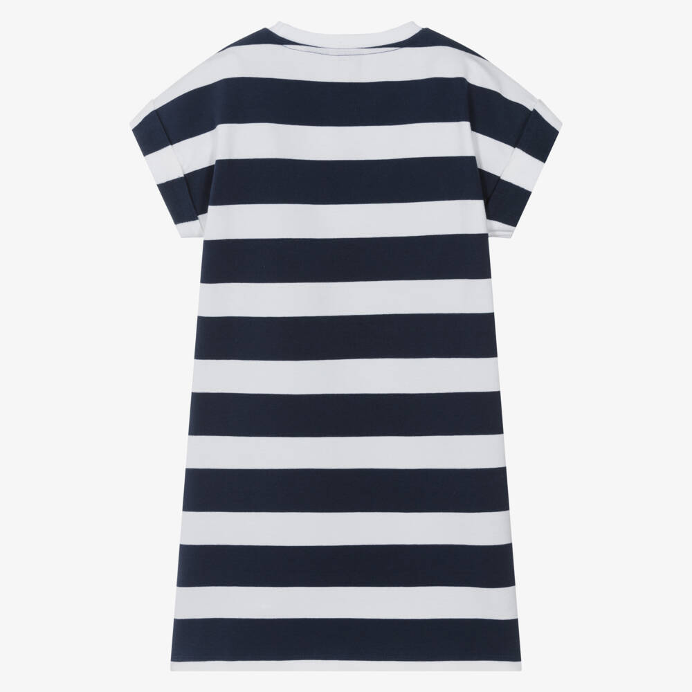 Guess-Girls Striped Tee Dress with Heart | Childrensalon Outlet