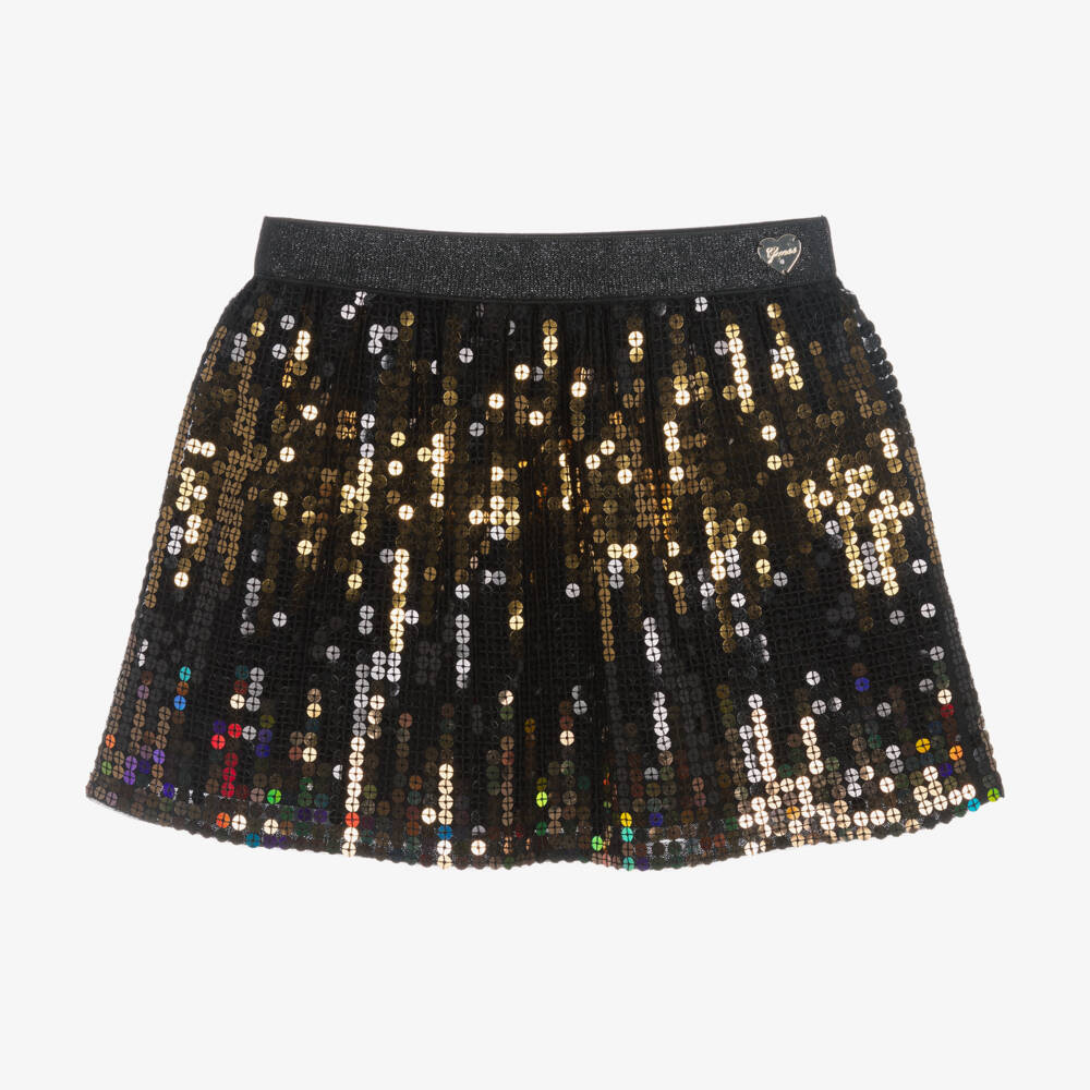 Guess-Girls Tulle Skirt with Gold Sequins | Childrensalon Outlet