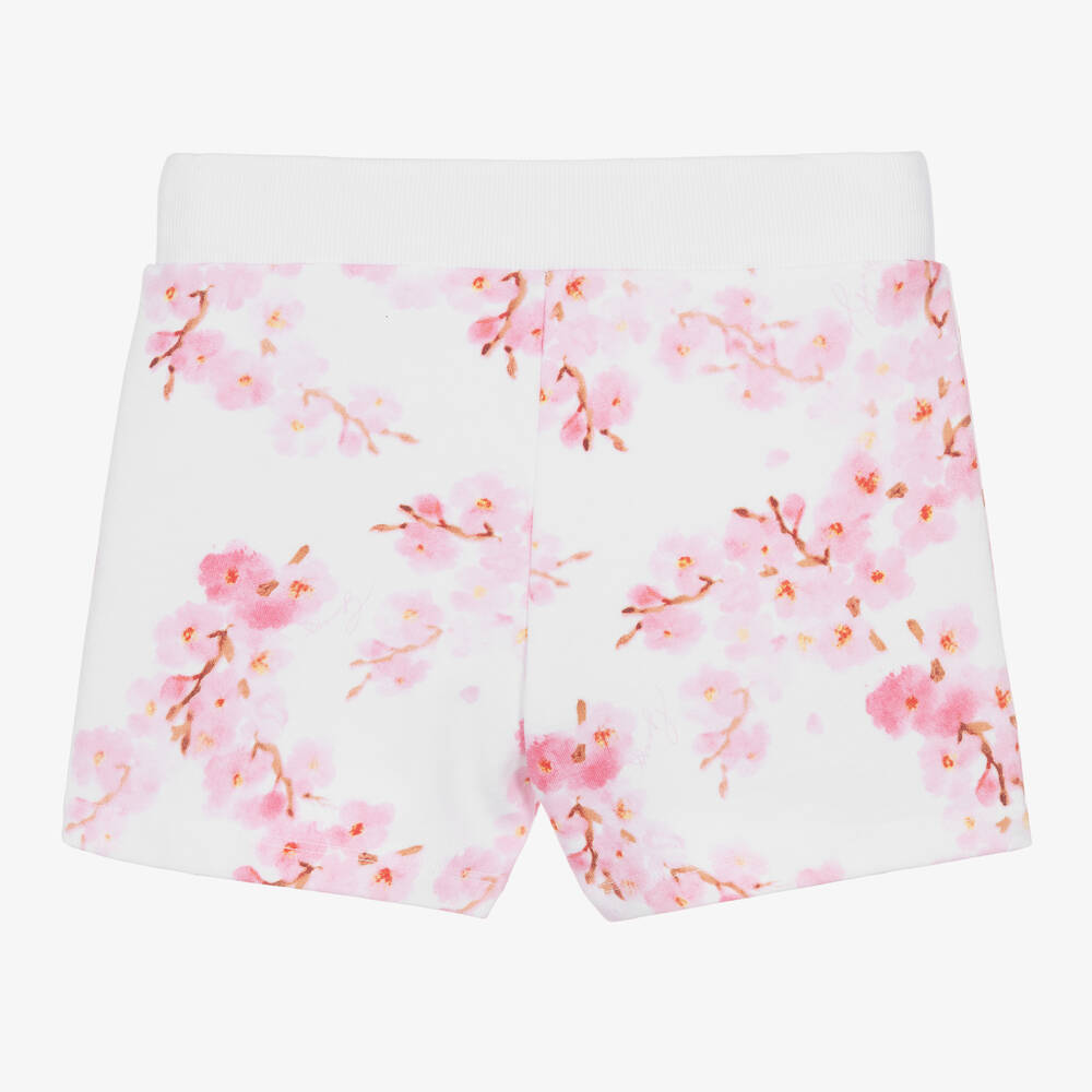 Guess-شورت قطن لون أبيض للبنات | Childrensalon Outlet