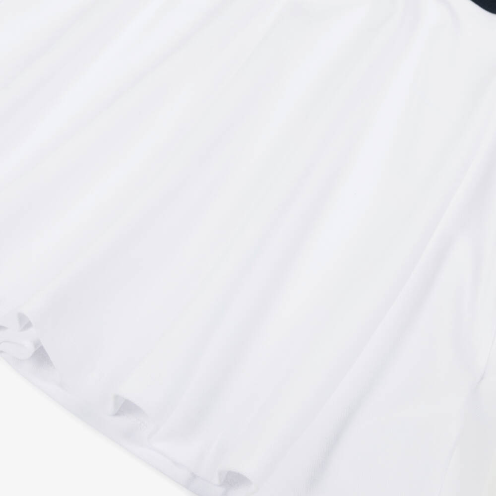 Guess-Girls White Cotton Skater Dress | Childrensalon Outlet